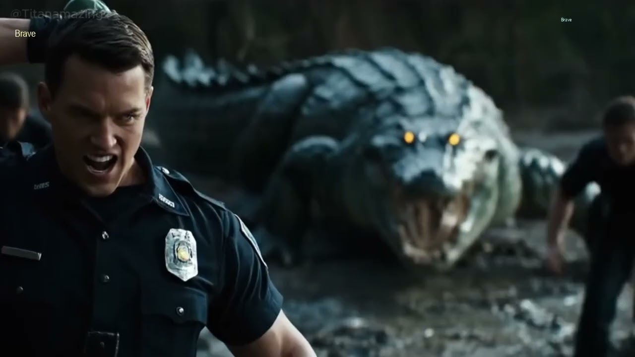 Fearless Heroes Save Loyal German Shepherd from GIANT Crocodile Attack_R