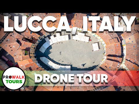 Lucca, Italy Drone Tour - 4K - Prowalk Tours