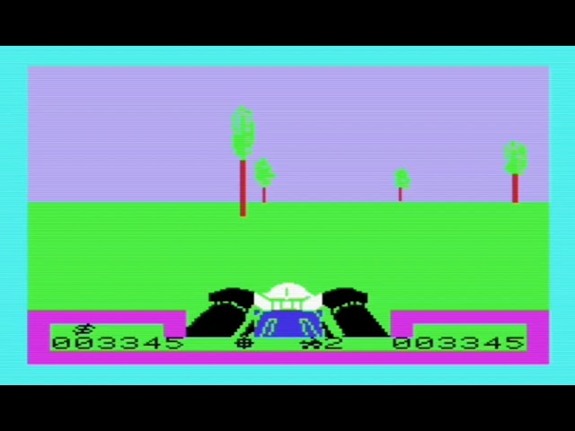 Deathchase for the VIC-20 - A port of the classic Spectrum 3d forest chase game arrived on VIC-20