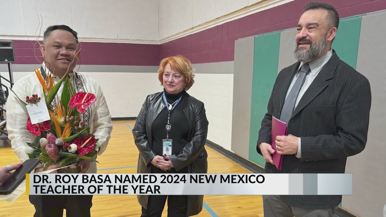 New Mexico Education Department selects 2024 Teacher of the Year - YouTube