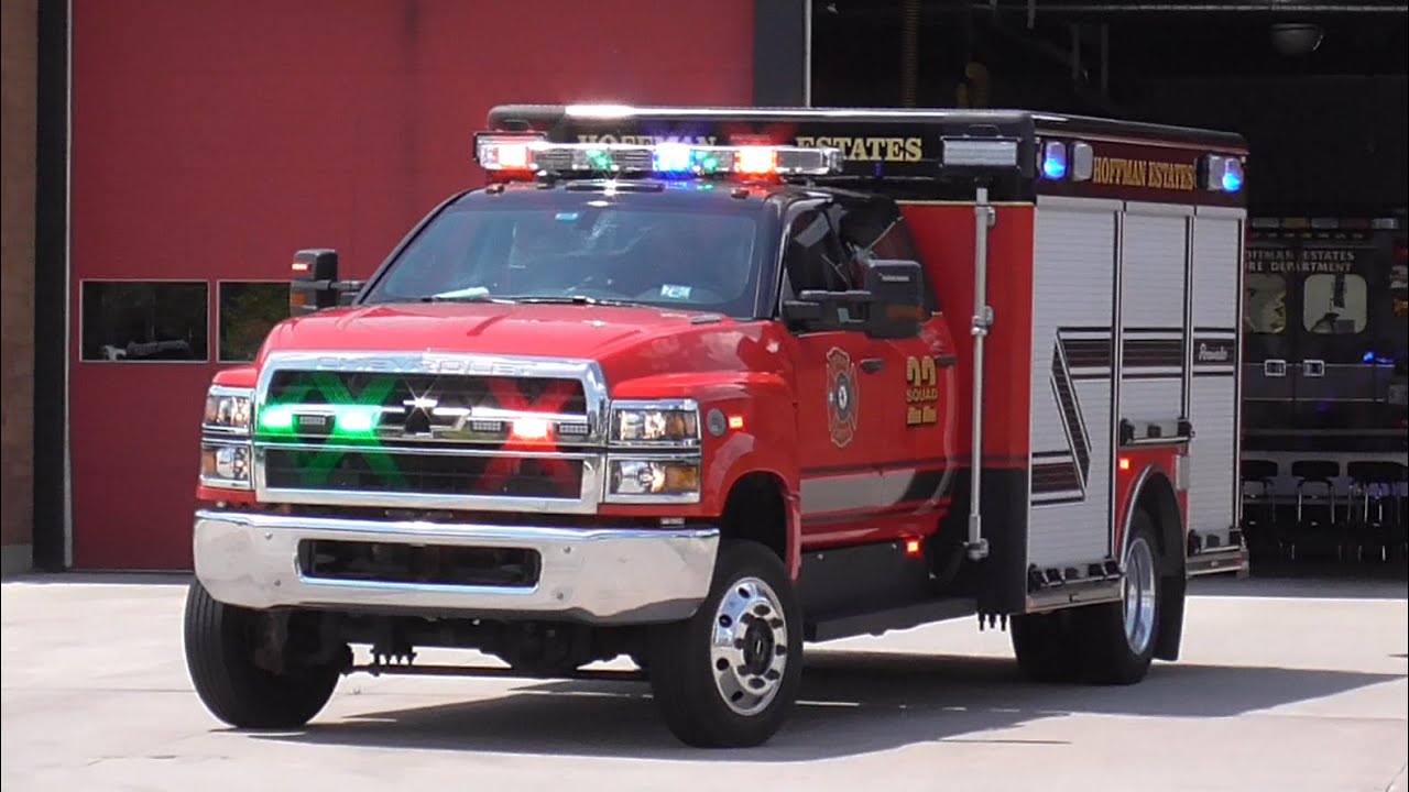 Hoffman Estates Fire Dept Squad 22 Responding YouTube