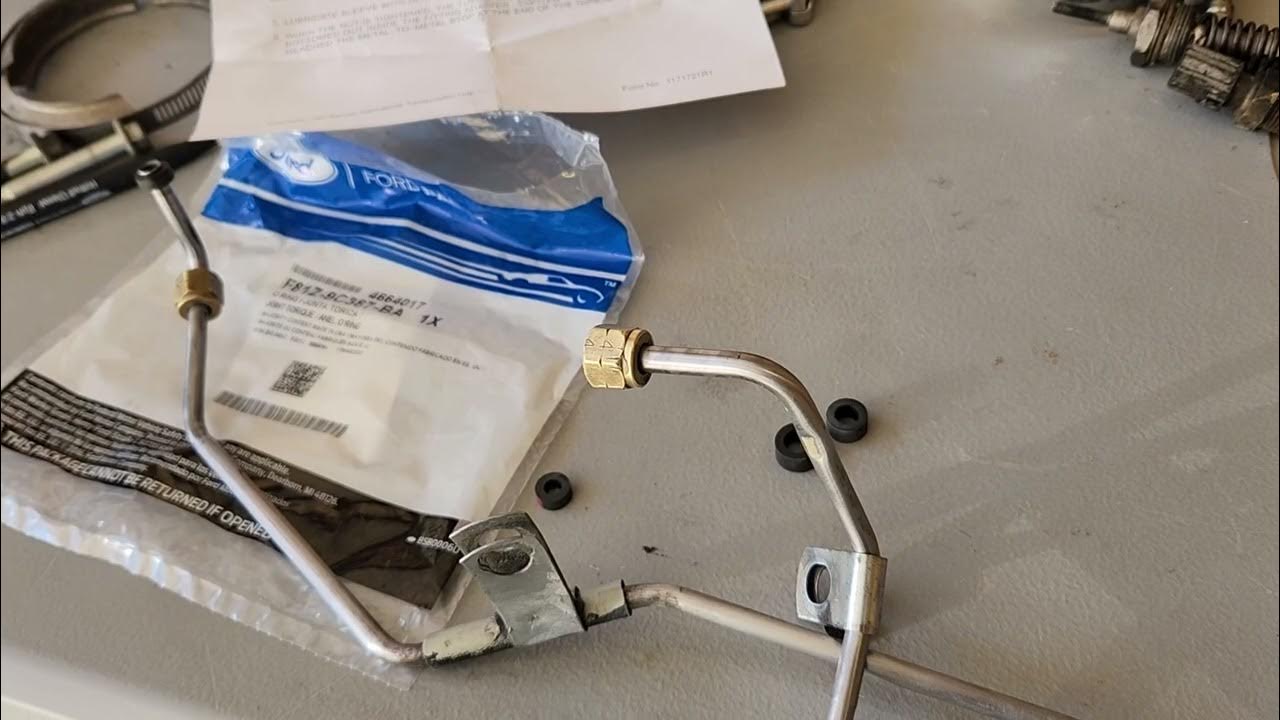 7.3 powerstroke fuel lines leaking at the front or rear of the heads