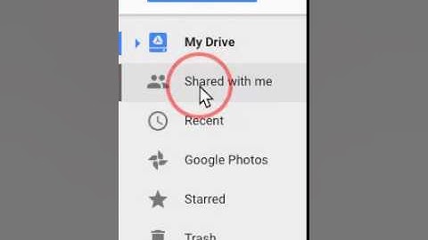 Google Drive - (silent recording) Find the Shared With Me files