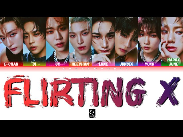 朝になりました ラッキードロフォトカード韓国BL Daybreak DKB (다크비) - 'Flirting X' Color Coded Lyrics [HAN / ROM