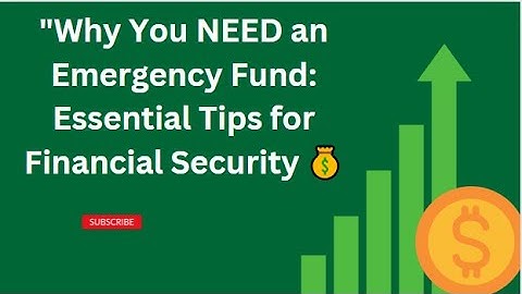 Why You NEED an Emergency Fund: Essential Tips for Financial Security 💰