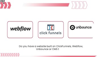 Website Speed Optimization for ClickFunnels, Webflow and Unbounce | Make your website load faster.