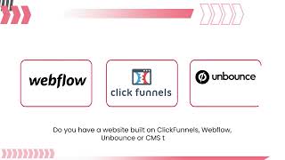 Website Speed Optimization for ClickFunnels, Webflow and Unbounce | Make your website load faster.