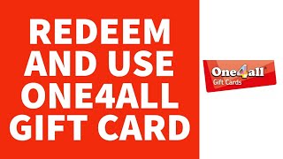 How To Redeem & Use One4all Gift Card Online 2024 | Use One4all Gift Code Online (Step By Step) screenshot 5