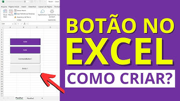 Como Criar Botão no Excel