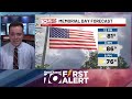 May 25 2026 Memorial Day Forecast 