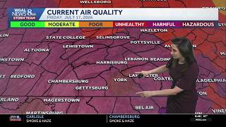 ALERT: Harmful to hazardous air quality this morning