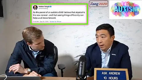 Andrew Yang's vision for Adults with Autism, and how he plans to support people with Special Needs.