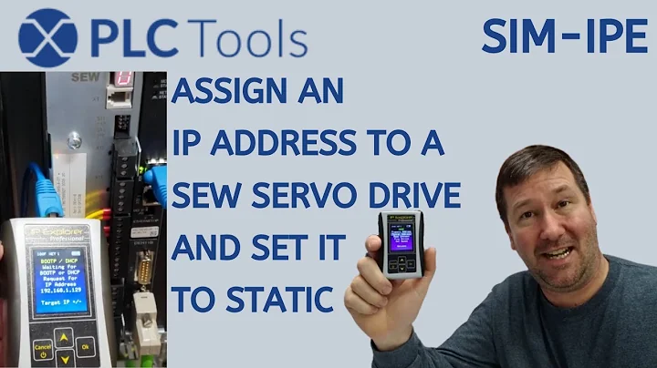 Assign a BOOTP DHCP IP Address to a SEW Servo Drive and Set to Static