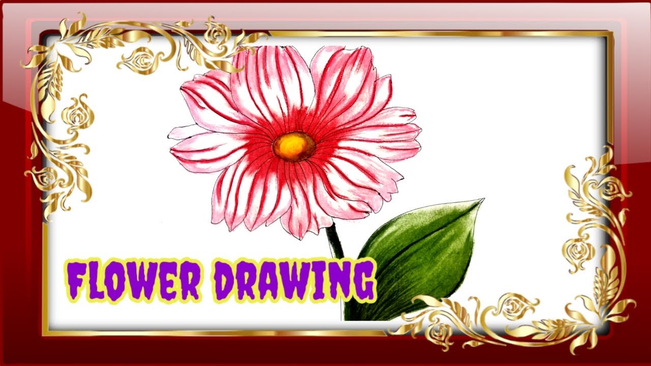 How to draw Flower drawing |Art gallery 14||