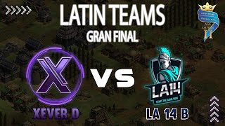 XEVER D vs LA 14 B - GRAN FINAL!! - LATIN TEAMS hosted by Joldix| AOE 2 DE