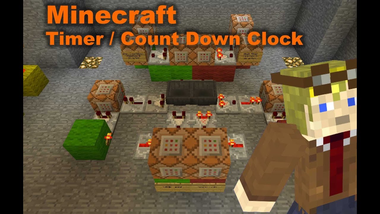 Scoreboard Timer And Countdown Clock In Vanilla Minecraft 1 5 Fully In Game Programable Youtube