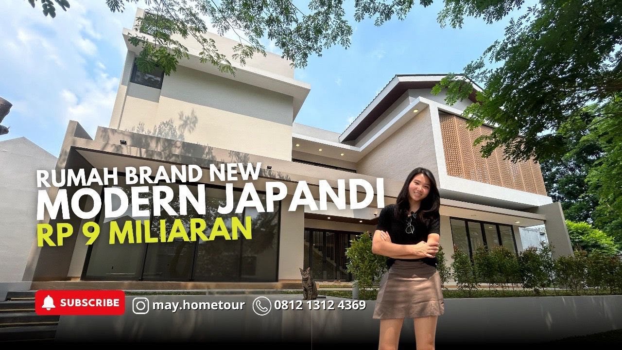 Rumah Mewah tapi Humble, Modern Japandi Brand New di FORESTA BSD | Luas tanah hampir 400 m2 Rp 9M-an