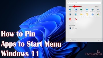 How to pin apps to Start menu in Windows 11