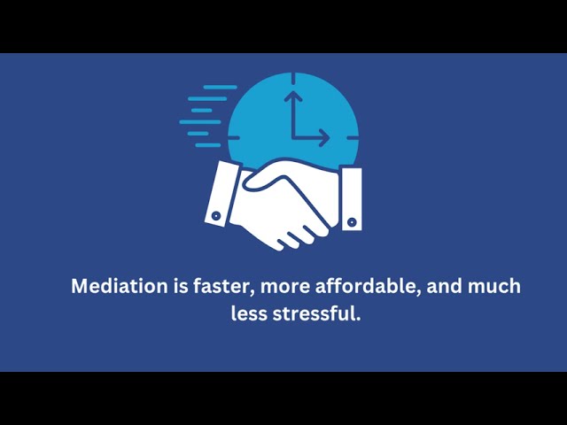 ⁣Mediation vs. Court