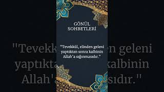 Allaha Güven, Gerisini Ona Bırak Tevekkül Nedir? Manevi Huzu