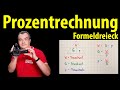 Prozentrechnung  - Das Formeldreieck: So merkst du dir die Formeln besser! | Lehrerschmidt