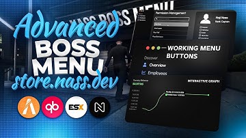 Nass Advanced Boss Menu [ QBCore / ESX / QBOX ]
