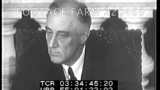 Roosevelt Reports To Congress On Yalta Parley 220469-16.mp4 | Footage Farm