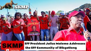 EFF President Julius Malema Addresses the EFF Community of Dikgatlong.