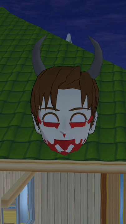Sesosok hantu datang ke atap rumah 😯#sakuraschoolsimulator #shortvideo #viralvideo #sakura