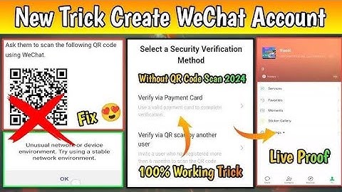 How To Make We Chat Account With Indian Number || Create We Chat Account || How To Create We Chat ?