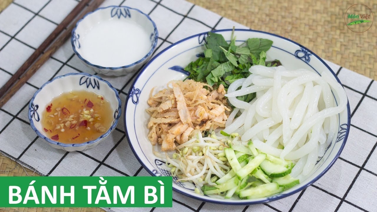 Cách làm Bánh Tằm Bì miền Tây sợi bánh se tay tại nhà | Món Việt