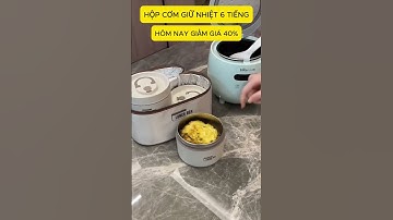 Hộp cơm giữ nhiệt loại khay inox có nắp đậy