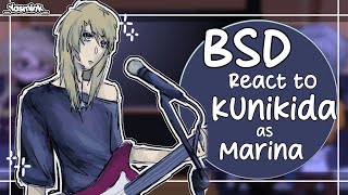 || ᰔ BSD react to Kunikida as Marina and the Diamonds ᰔ || X2 || Angst || _Yasmink_ || 