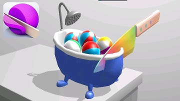 ASMR Slicing game Very satisfying and relaxing Gameplay Walkthrough