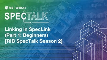 Linking in SpecLink (Part 1: Beginners) [RIB SpecTalk]