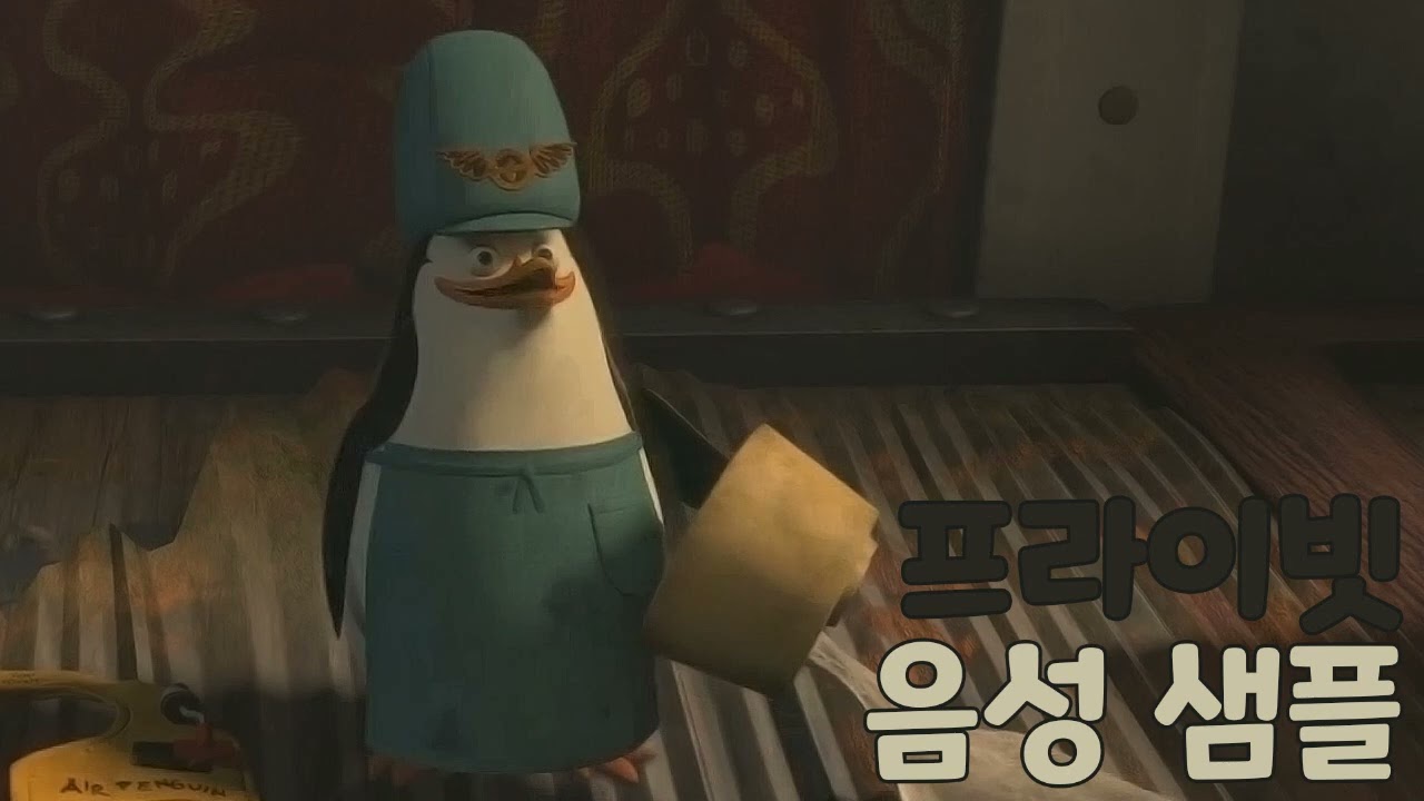 [성우 샘플] 마다가스카 '프라이빗' 음성 (CV. 이원찬)