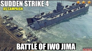 Sudden Strike 4 The Pacific War DLC | US Campaign | Battle of Iwo Jima