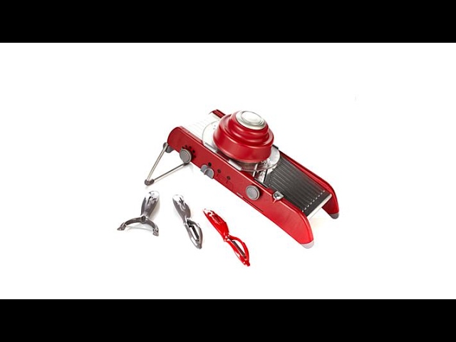 KitchenHQ Glitz Speed Drum Grater & Slicer - Red Metallic - Yahoo Shopping