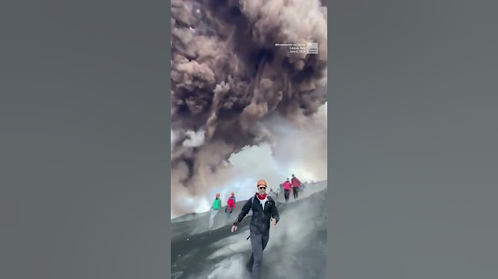 Mount Etna Volcano Erupts,  Sends Tourists Running