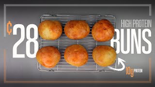 28 Cent Protein Bun Recipe | 60g Protein Calories In Buns