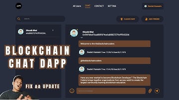 Update | Build & Deploy Blockchain Chat Dapp | Portfolio Project For Blockchain Developer