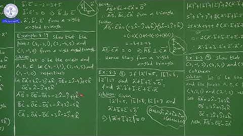 11TH MATHS VECTOR ALGEBRA (EX-8.3) (05)