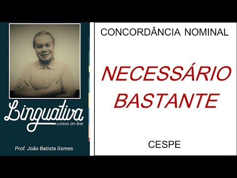 Vídeo: Necessário significa necessário?