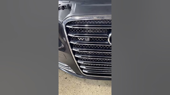 6.3L Audi A8 L W12 Coin Test
