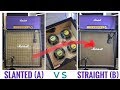 Slanted vs straight marshall 4x12 using the exact same speakers 1960a vs 1960b