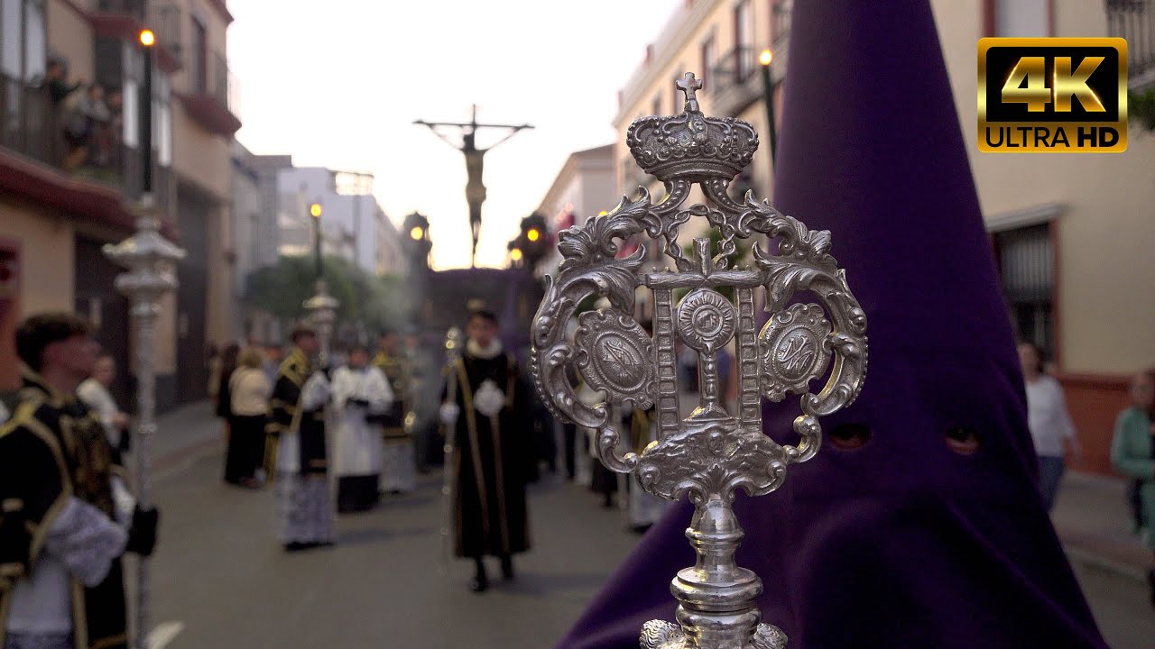 Paso de la Hermandad de la Vera Cruz de Dos Hermanas por Real Utrera #semanasanta2023 4K UHD