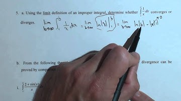 Improper Integral and Comparison Test 230GWRB5