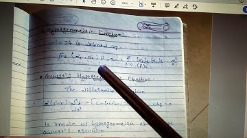 Hypergeometric Function Lecture 1