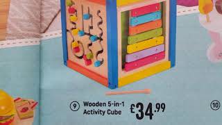 Toy - Wooden 5 - in - 1 Activity Cube