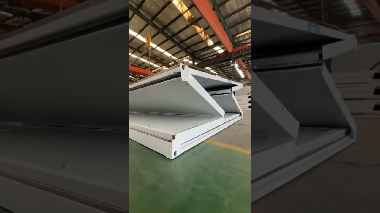 Foldable container house, fully manufactured by manual labor, sturdy, durable,  ECO-friendly 